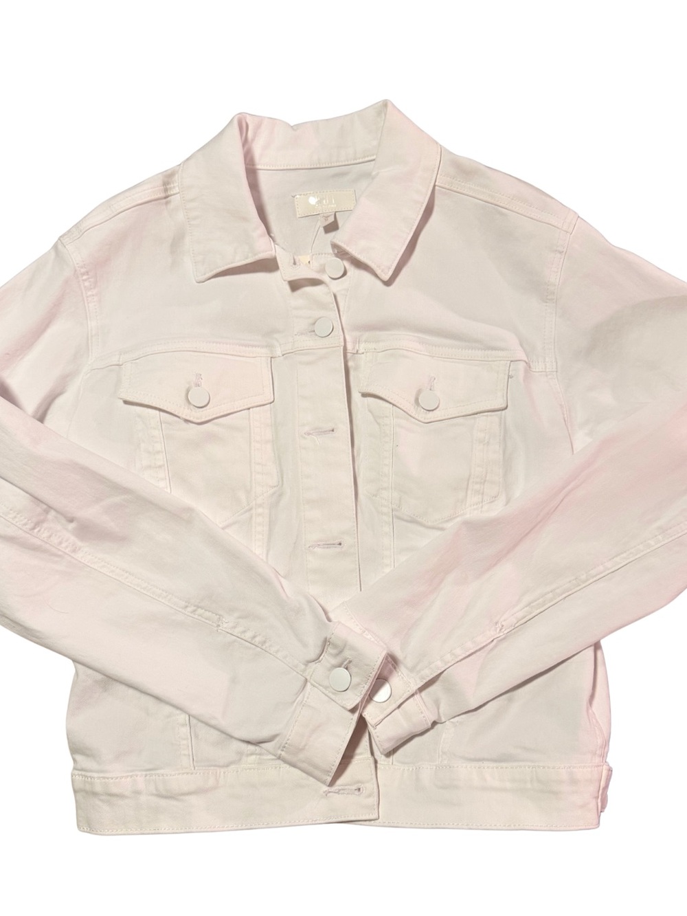 Kut from the Kloth Juliet Denim Jacket in white